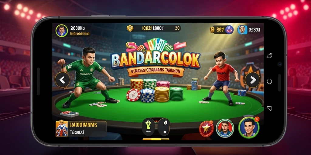 Screenshot gameplay BANDARCOLOK menampilkan aksi strategi yang intens.