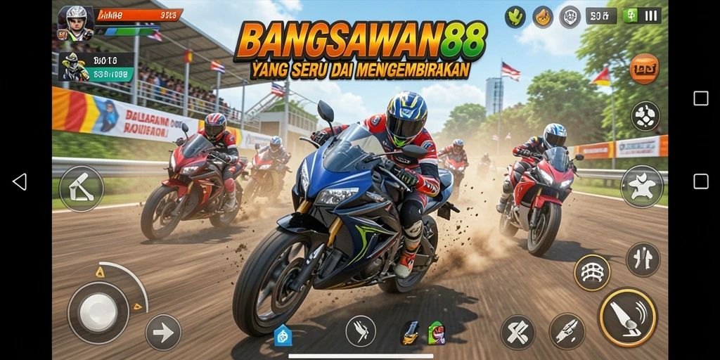 Tampilan gameplay seru dan menegangkan di BANGSAWAN88.