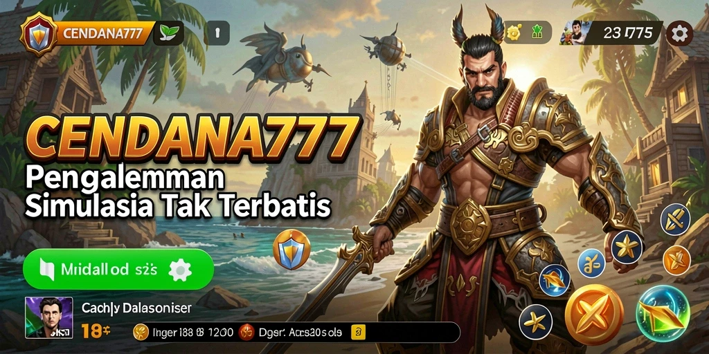 Tampilan gameplay menarik dari CENDANA777 dalam dunia simulasi.
