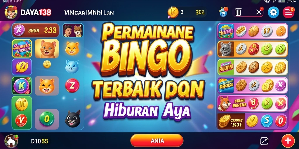 Tangkapan layar gameplay yang menunjukkan keseruan bermain Bingo.
