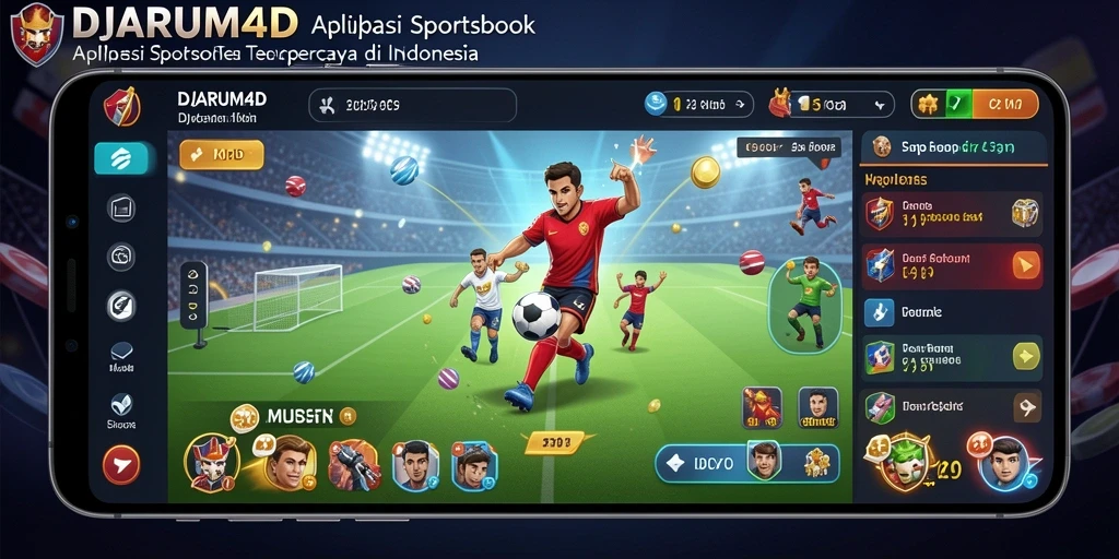 Screenshot gameplay DJARUM4D yang menampilkan taruhan olahraga.