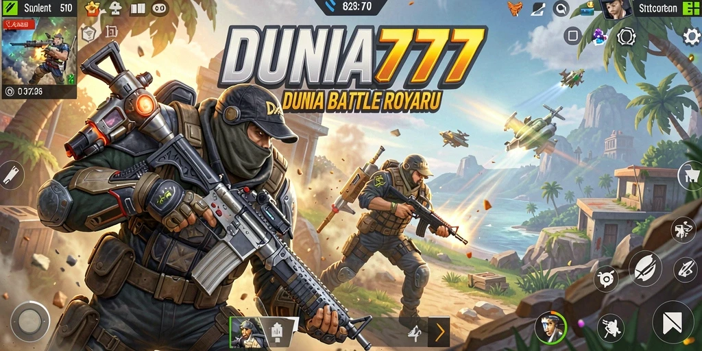 Tampilan grafis memukau dalam gameplay menyenangkan DUNIA777.