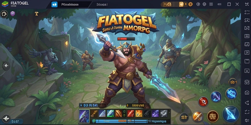 Screenshot gameplay yang menampilkan aksi seru di FIATOGEL.