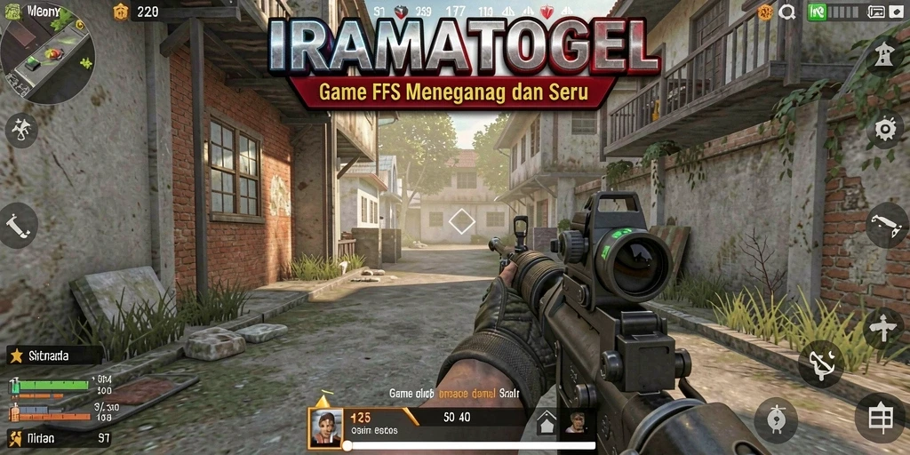 Tampilan gameplay seru dari IRAMATOGEL dengan aksi FPS yang mendebarkan.