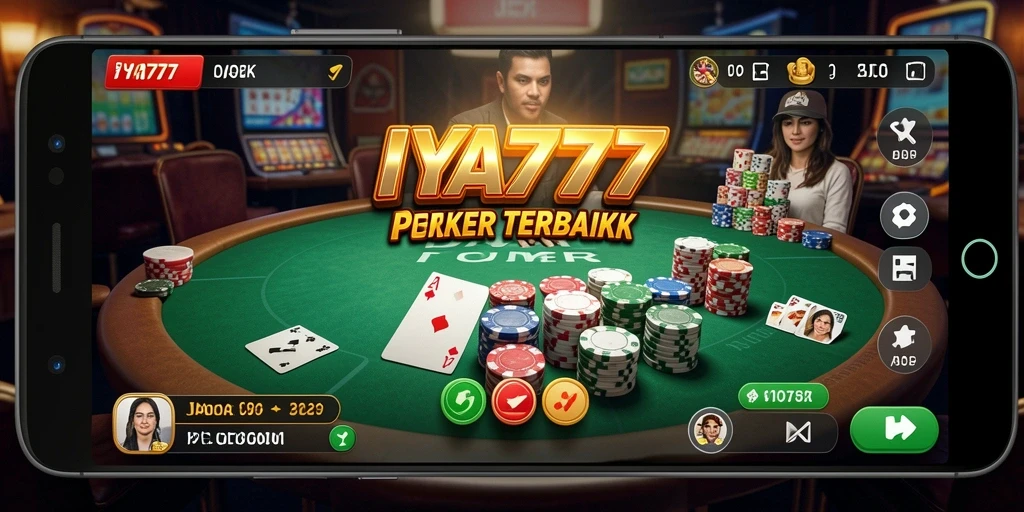 Tampilan menarik dari permainan Poker di IYA777 yang penuh aksi.