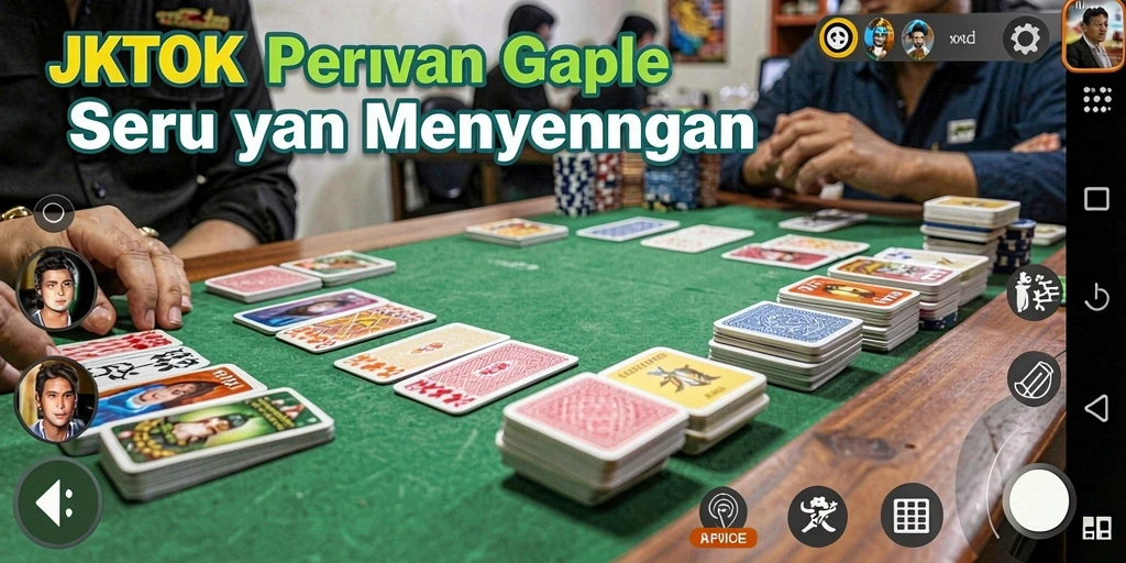 Tampilan menarik saat bermain Gaple di JKTOK.