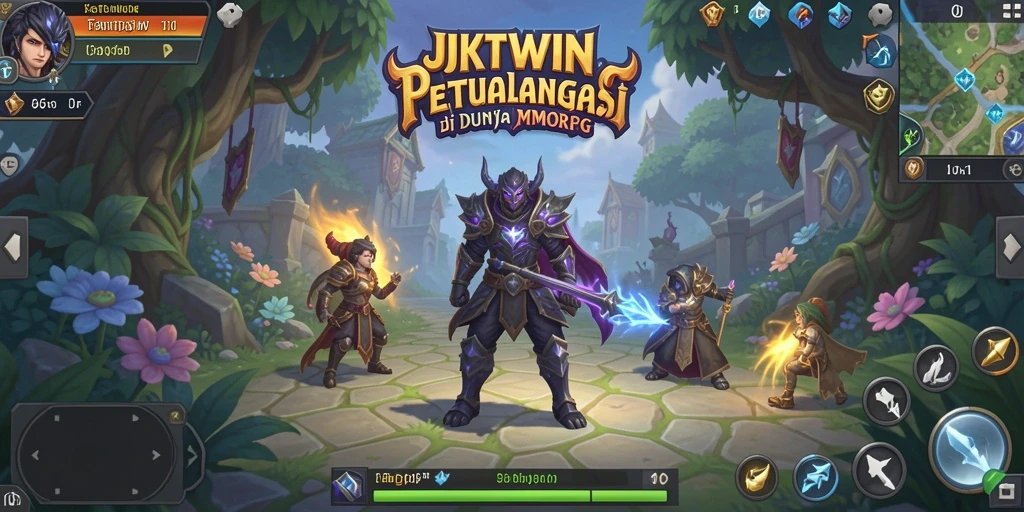 Gameplay seru di JKTWIN dengan karakter dan pertempuran yang menegangkan.