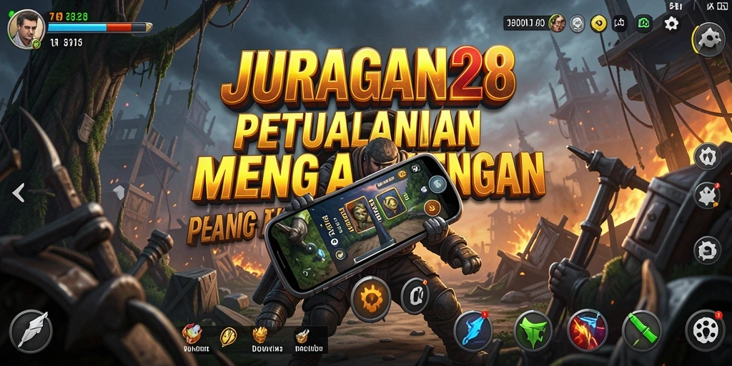 Tangkapan layar dari gameplay menegangkan di JURAGAN28.