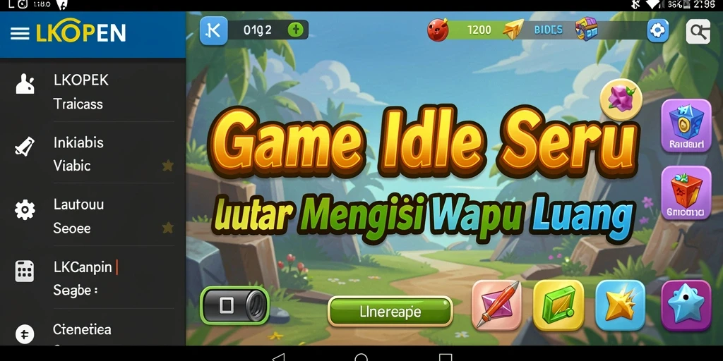 Tampilan gameplay LKOPEN yang menawan dan menyenangkan.