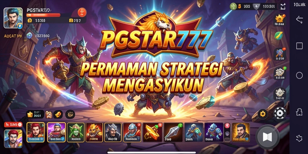 Tangkapan layar PGSTAR777 menampilkan aksi pertempuran strategis yang seru.