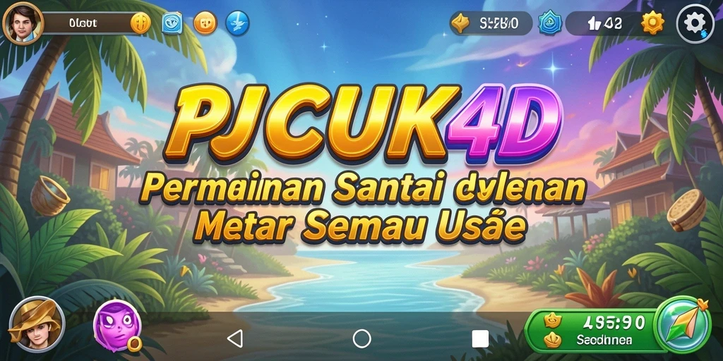 Tampilan gameplay PUCUK4D yang menyenangkan dan penuh warna.