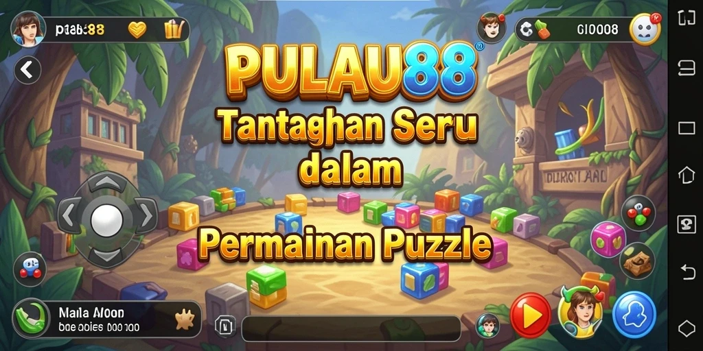 Tampilan gameplay seru di PULAU88 yang menggugah untuk memecahkan teka-teki.