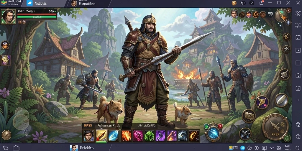 Gameplay seru dan mendebarkan dalam RP55 yang penuh aksi.