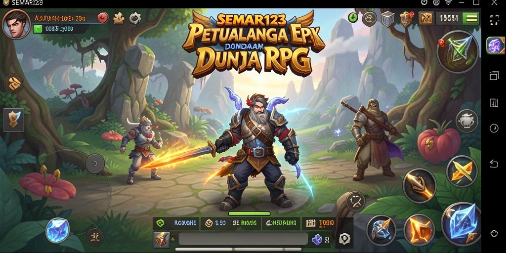 Tampilan gameplay seru dan imersif dari SEMAR123.