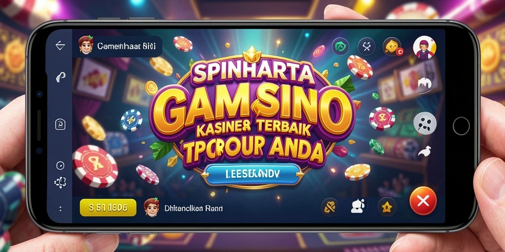 Tampilan permainan kasino yang menarik di SPINHARTA.