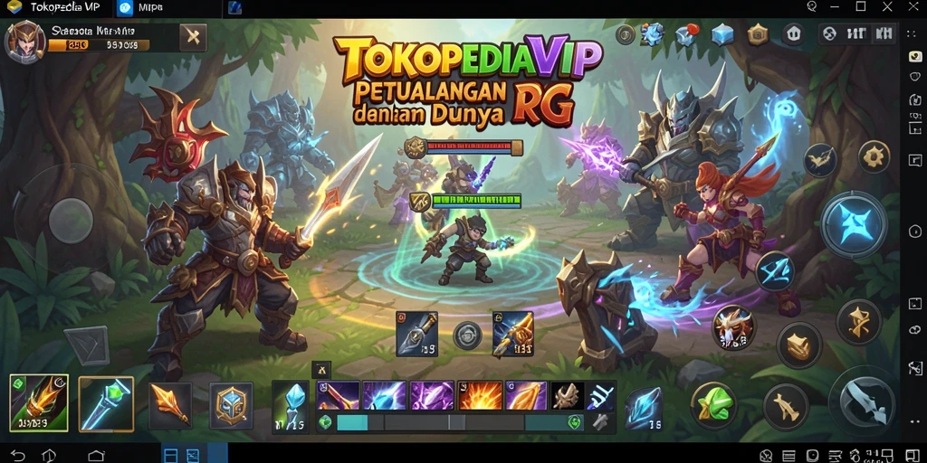 Tampilan gameplay TOKOPEDIAVIP yang menarik dan penuh aksi.