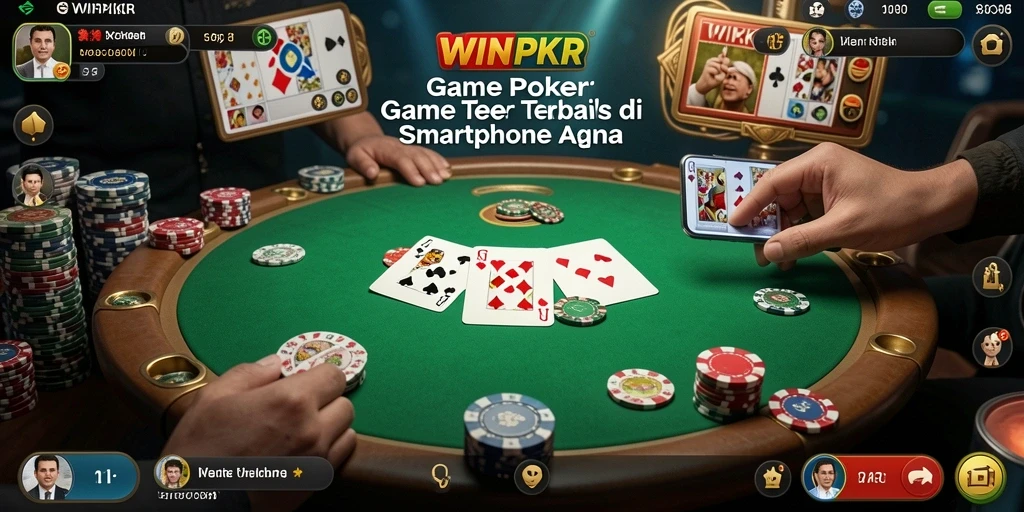 Screenshot gameplay WINPKR dengan suasana poker yang seru.